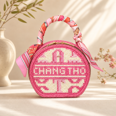 Túi Xách Mini Handmade Họa Tiết Vintage