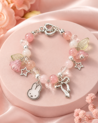 Vòng Tay Handmade Charm Thỏ